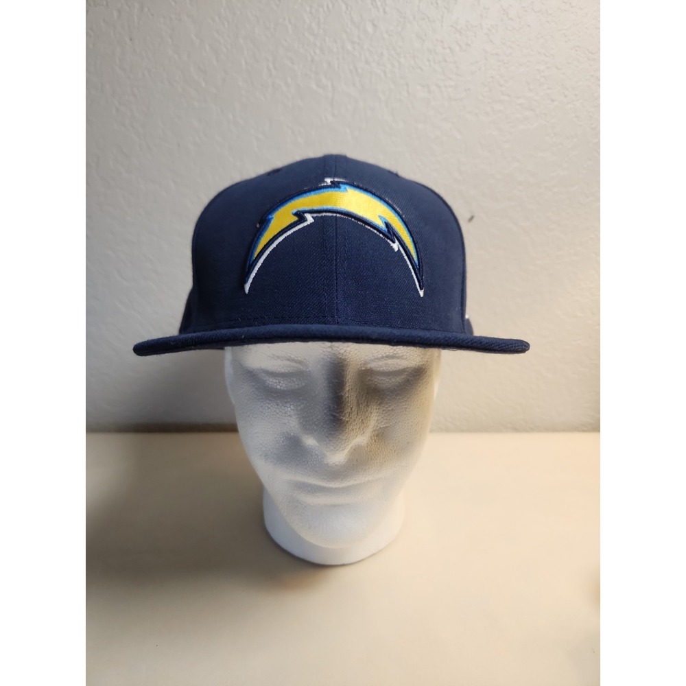 LA CHARGERS Fitted New Era 59Fifty Hat Cap 7 5/8 W/NFL Logo Blue